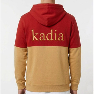 Sudadera con capucha de alta calidad, mezcla de algodón y forro polar, extragrande, para hombre, ecológica, con bordado sólido y diseño personalizado. - Product Image 4