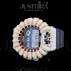 Reloj de Lujo con Incrustaciones de Diamantes, Estilo Joyería Hecha a Mano de Alta Calidad, al Mejor Precio al por Mayor, con Diamantes Moissanite VVS - Product Image 3