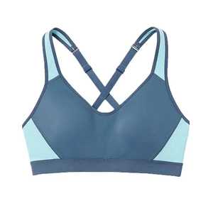 Débardeur de sport croisé à bretelles longues pour femme, haute qualité, pour yoga, gym, course et exercice, grande taille, été - Product Image 1