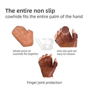 Gants de fitness pour l'entraînement en salle de sport, la musculation et les exercices, avec design respirant et adhérence complète de la paume - Product Image 2