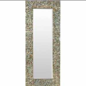 Cadre de miroir artisanal en os incrusté avec motif design, artisanat indien pour les marques d'ameublement - Product Image 2