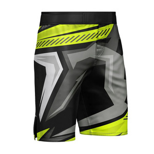 Pantalones cortos de MMA sublimados personalizados de alta elasticidad para artes marciales, grappling, kickboxing, jiu jitsu, BJJ, lucha, muay thai - Product Image 1