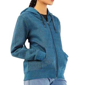 Sudaderas con capucha de invierno con logotipo personalizado para mujer, manga larga, Fitness, correr, gimnasio, deportes, entrenamiento de Yoga, moda, algodón, cremallera, nuevo diseño - Product Image 6