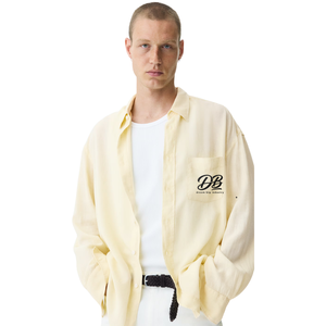 Camisa de Lino de Primera Calidad, Corte Holgado, Transpirable, con Botones, Informal, para la Playa, Vacaciones, Uso Diario, OEM, ODM, Directo de Fábrica - Product Image 1