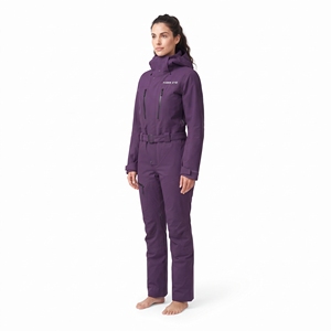 <b>Women</b>’s Waterproof <b>One</b> <b>Piece</b> Snow <b>Ski</b> <b>Suit</b> Warm Windproof Hooded Zipper Winter Outdoor Sports Jumpsuit - Product Image 3