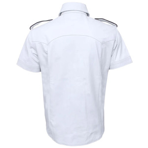 New Style Eco-Friendly Customizable <b>Mens</b> Leather <b>Shirts</b> Short Sleeve <b>Winter</b> Use High Quality - Product Image 3