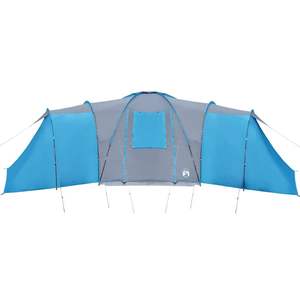 Tente familiale dôme imperméable bleue pour 12 personnes - Product Image 6