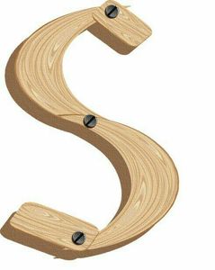 Décoration de Noël attrayante en bois avec alphabet à suspendre pour la maison rustique, collection d'ornements de fête, présentoir - Product Image 1