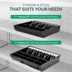 Stainless Steel Cur 13\" Fully-Removable Cash <b>Drawer</b> Tray 4 Bill/5 Coin Replacement for POS Cash Register Cash Register <b>Insert</b> - Product Image 4