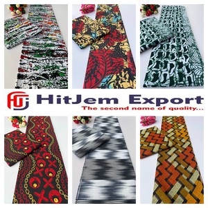 Tela de Algodón 100% Ankara con Estampado Africano de Primera Calidad, Fabricación Textil Personalizada, Proveedor Mayorista de Telas para Ropa - Product Image 4