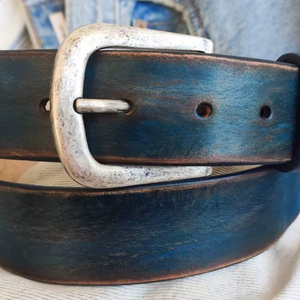 Cinturón de Cuero Económico de Primera Calidad para Hombre, para Usar con Jeans y Pantalones, Cinturón de Cuero Clásico, Artesanía en Cuero - Product Image 6