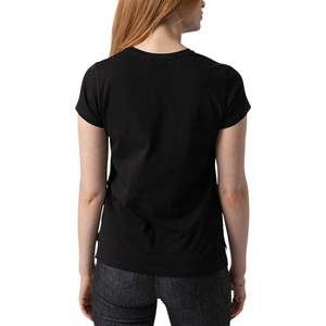 Women's Black Crew Neck Short Sleeve <b>T</b>-<b>Shirt</b> Slim Fit 100% Cotton Jersey Solid Color Casual All Seasons Wear 2026 - Product Image 4