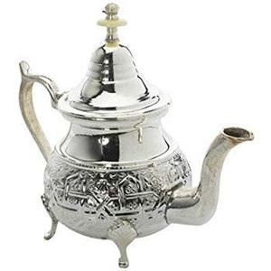 Luxury floral <b>metal</b> <b>teapot</b> classic hosting centrepiece handcrafted Arabic kettle premium decorative accessory elegant tradition - Product Image 1