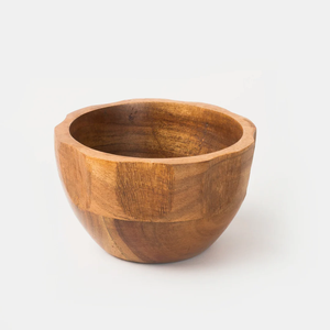 FAIZA CRAFT Bol à salade en bois moderne, écologique et fait main, provenant de l'Uttar Pradesh, Inde - Product Image 3