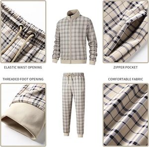 Survêtement unisexe d'été avec poches zippées, sweat à capuche zippé intégral, ensemble 2 pièces respirant et à séchage rapide pour la course, le jogging, le sport et les loisirs - Product Image 4