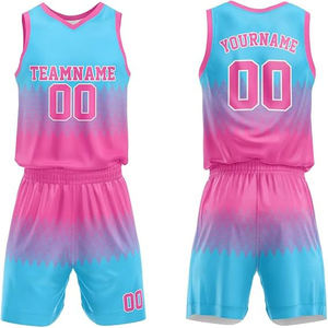 Uniformes de Baloncesto Personalizados al por Mayor con Logotipo y Nombre Impresos, Conjunto de Camiseta sin Mangas con Cuello en V de Malla Transpirable de Secado Rápido para Hombre Adulto - Product Image 3