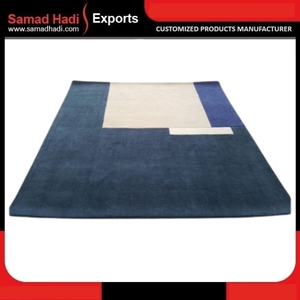 Tapis de couloir de luxe fait main en laine tuftée, design moderne, brodé, artisanal en coton, approvisionnement direct usine, vente en gros - Product Image 5
