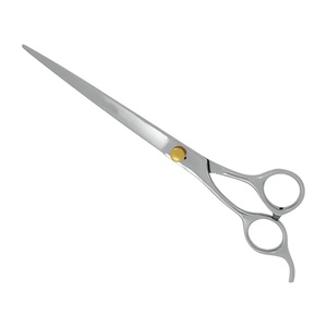 <b>Left</b> <b>Handed</b> Dog Grooming <b>Scissors</b> Straight Cat Pet Hair Trimming Shears with Finger Rest BY ZACHARY INDUSTRIES - Product Image 1
