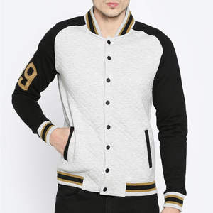 Chaquetas Varsity para Hombre de Diseño Personalizado OEM, Alta Calidad, 100% Algodón, Estilo Urbano, Chaqueta Varsity para Hombre - Product Image 1