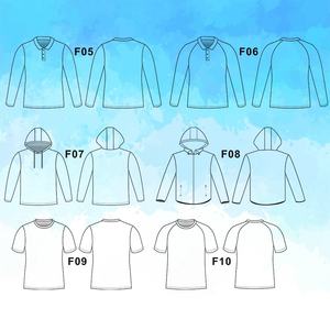 Camisa de Pesca Unisex de Manga Larga, Impermeable, de Secado Rápido y Transpirable, con Estampado de Agua Azul, 100% Poliéster, UPF 50, Protección Anti-UV - Product Image 4