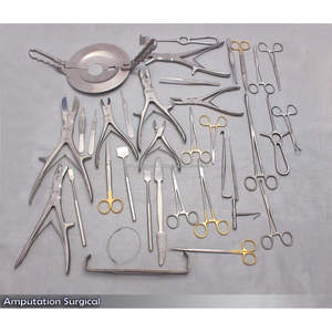 Kit d'instruments chirurgicaux pour amputation, en acier, pour grands fragments, kit d'outils médicaux, kit chirurgical orthopédique de base, certifié CE, usage hospitalier - Product Image 2