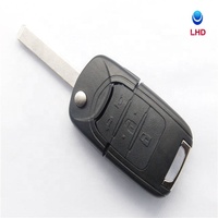 Prezzo di fabbrica flip 4 pulsanti chiave di ricambio in plastica per auto vuota per Baojun 630 730 560 310