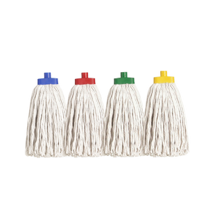 Tête de balai serpillère en coton mini ronde, rechargeable, durable, auto-essoreuse, avec manche métallique, pour usage commercial et domestique - Vente en gros usine - Product Image 4