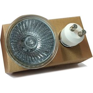 Lampada Scaldacera Dimmerabile 120V 50W 2800K Bianco Caldo con Bruciatore a 2 Pin e 2 Lampadine Alogene GU10 da 50W C+C - Product Image 2