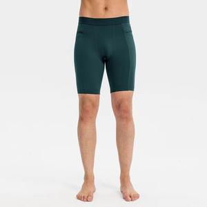 Pantalones Cortos de Compresión de Lana de Secado Rápido para Hombre, Personalizados al por Mayor, de Alto Rendimiento, Deportivos, Sólidos, Ecológicos, Transpirables, para Yoga - Product Image 3