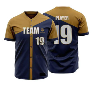 Vêtements de sport, couleur et design personnalisés, uniforme de baseball, vêtements d'équipe, nouvelle arrivée, vente chaude, uniforme de baseball respirant - Product Image 6