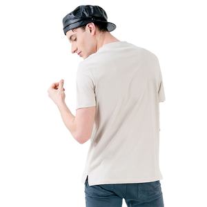 T-shirt classique à col rond pour homme, coton premium, manches courtes, uni, décontracté, t-shirt léger en coton pour homme - Product Image 3