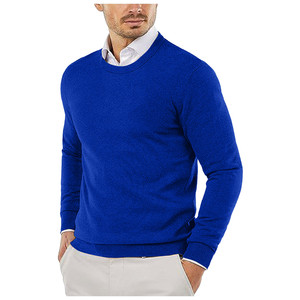 Pull en tricot pour homme avec col rond classique et tissu doux pour tenues décontractées et semi-formelles - Product Image 5