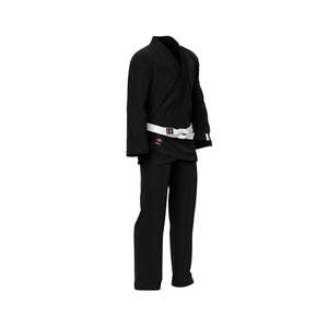 Conjunto de Kimono Oficial de Jiu Jitsu Gracie Barra en Azul Marino, Modelo Single, Double y Pearl Wave, para Competición - Product Image 2