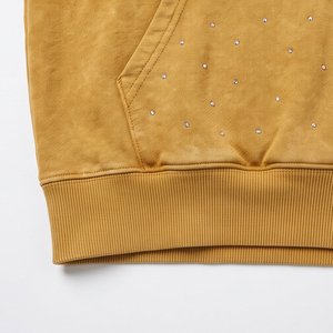 Regular Fit Knitted Casual Wear Men Pullover <b>Rhinestone</b> Hoodie Soft And Comfortable Men <b>Rhinestone</b> <b>Hoodies</b> In Bulk Quantity - Product Image 4