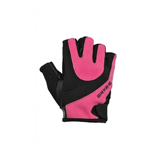 ASKAR WEAR IND Unisex <b>Half</b>-Finger Fitness Gloves Black Pink Leather Breathable Non-<b>Slip</b> Weight Lifting Gym Training - Product Image 2