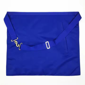 Delantal Masónico de Alta Calidad para Capítulo del Arco Real, Rojo con Trenza Dorada, Precio de Oferta - Product Image 3
