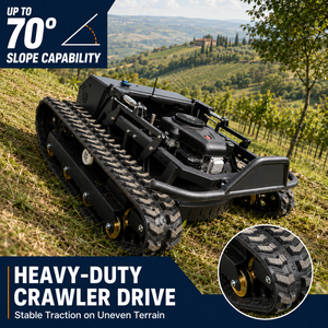 Tondeuse à gazon commerciale télécommandée sur chenilles, 22 CV, 608 cm³ essence, largeur de coupe 900/1200 mm pour terrains de <span class=keywords><strong>golf</strong></span> - Product Image 2