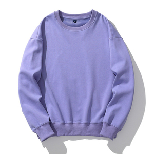 Sudadera de Forro Polar Personalizada Azul Marino para Mujer, con Hombros Caídos, Oversize, Cuello Redondo, Cómoda y Holgada, Estilo Pullover, Venta al por Mayor, Streetwear, EE. UU., Reino Unido, Europa - Product Image 4