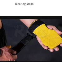 Almohadillas de agarre para levantamiento de pesas, protección cómoda para las manos para entrenamiento físico, sesiones de levantamiento de pesas, almohadillas de agarre para levantamiento de pesas
