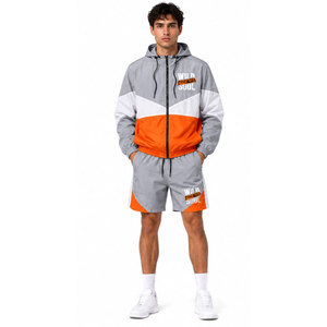 Conjunto de Pantalones Cortos Deportivos con Cierre Frontal de Satén para Hombre, para Correr, Entrenamiento, Rendimiento Activo, Fitness, Transpirable, Ropa Deportiva Urbana - Product Image 3