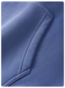 Ensemble de survêtement bleu à capuche pour homme, sweat-shirt à manches longues, poches latérales, coupe classique, style décontracté, hiver, 100% coton - Product Image 2