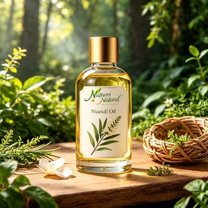 Aceite Esencial de Niaouli 100% Puro Destilado al Vapor de Natures Natural, Aromaterapia Herbal para Todo Tipo de Piel - Product Image 1