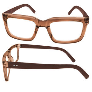 Monturas de gafas rectangulares unisex con decoración de color a la moda y borde completo - Product Image 6