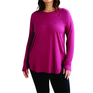 Chemise à manches longues en toile légère pour femme, offrant un style décontracté, col rond classique, design polyvalent, confort toute la journée - Product Image 1