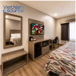 Collection de mobilier hôtelier clé en main pour hôtels Red Roof Inn - Meubles de chambre de qualité supérieure fabriqués au Vietnam, fournisseur OEM - Product Image 3