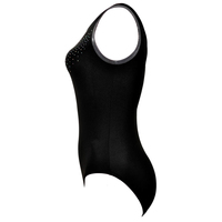 Justaucorps de danse et de gymnastique personnalisé en spandex pour adultes et jeunes filles, sans manches, haute qualité, pour l'entraînement, vente en gros