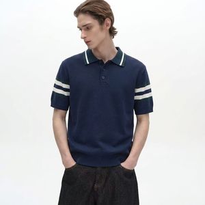 T-shirt formel à manches courtes et col rond pour homme BlanqWear, coupe classique, en soie/coton premium 280g, antibactérien, séchage rapide - Product Image 1