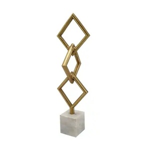 Escultura Decorativa Moderna y Abstracta para el Hogar, Adorno Personalizado, Estatua Decorativa para Oficina, Objeto Decorativo de Aluminio - Product Image 4