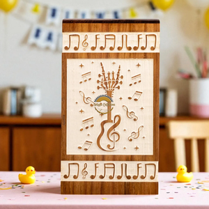 Handcrafted guitar <b>memorial</b> urn & Natural Wood Cremation Urn Blue Epoxy Ashes <b>Box</b> Artistic Funeral <b>Memorial</b> <b>Keepsake</b> by AYAANS - Product Image 2