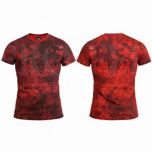 OEM ODM Custom Clothing High Quality Print Short Sleeve T Shirt Crew Neck Casual Customized Graphic Breathable Polyester <b>Top</b> - Product Image 2